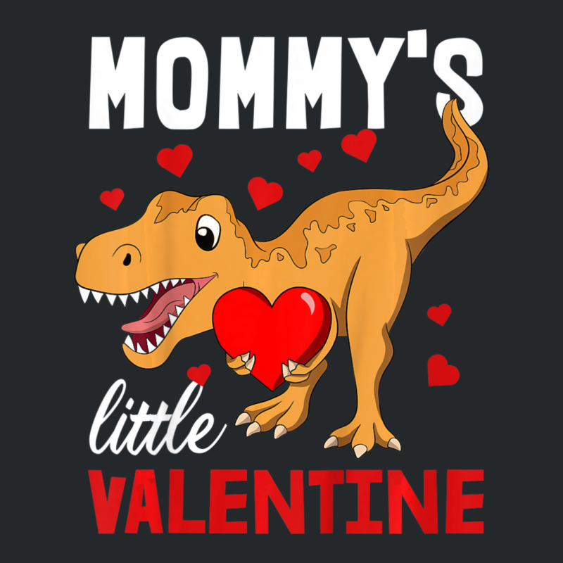 Trending Kids Dinosaur Valentines Day Mommy's Little Valentine T-rex B Crewneck Sweatshirt by Trudeau Palmer | Artistshot