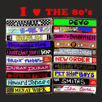 I Love The 80's Tapes Electronic Synth Pop New Wave Goth Ladies Fitted T-shirt | Artistshot