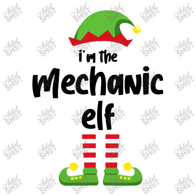 I'm The Mechanic Elf Family Matching Christmas Pajama Zipper Hoodie by OblongTshirt | Artistshot