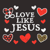 Limited Edition Love Like Jesus God Valentines Day Christian Men Women Racerback Tank | Artistshot