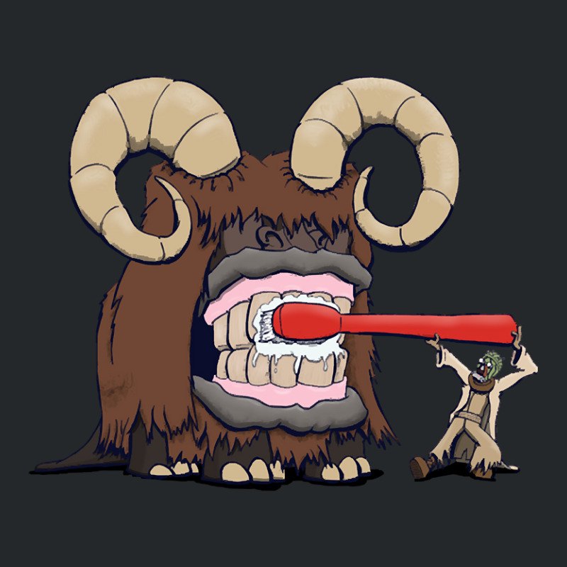 Bantha Teeth Brushing Crewneck Sweatshirt | Artistshot