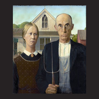 American Gothic, By Grant Wood, Oil On Beaverboard, 1930. Vintage Cap | Artistshot