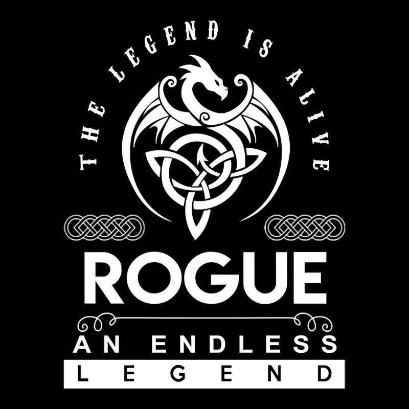 Limited Edition Rogue Name T Shirt - The Legend Is Alive - Rogue An En V-neck Tee | Artistshot