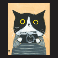 Limited Edition Photographer Kitty T-shirt | Artistshot