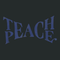 Teach Peace Word Combination Fusion Meaning T Shirt Women's Triblend Scoop T-shirt | Artistshot