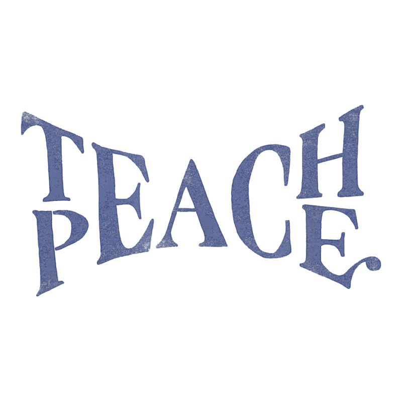 Teach Peace Word Combination Fusion Meaning T Shirt Crop Top by alysestick8m7 | Artistshot