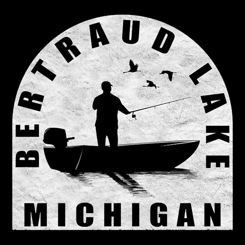 Bertraud Lake Fishing Michigan Graphic Youth T-shirt | Artistshot