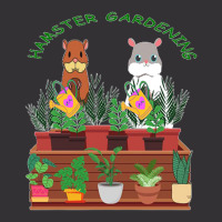 Hamster Gardening,hamster Watering,hamstering, Cute Hamster For Plants Vintage Hoodie And Short Set | Artistshot