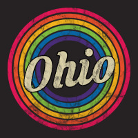 Ohio - Retro Rainbow Faded-style Vintage Cap | Artistshot