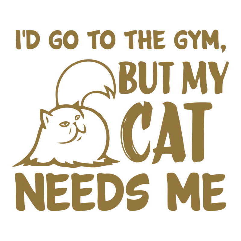 Go To The Gym But My Cat Need Me Men's T-shirt Pajama Set | Artistshot