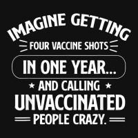 Imagine Getting Four Vaccine Shots In One Year Vaccine Humor Baby Beanies | Artistshot