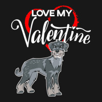 Trending Love My Standard Schnauzer Dog Valentine's Day Flannel Shirt | Artistshot