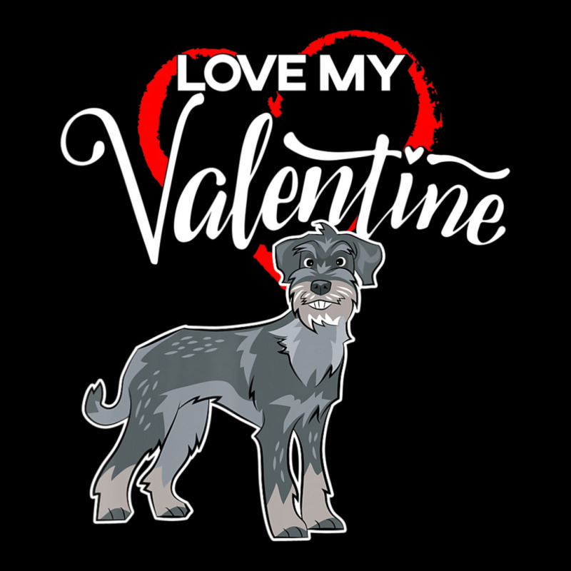 Trending Love My Standard Schnauzer Dog Valentine's Day Men's Long Sleeve Pajama Set by Karyn Love | Artistshot