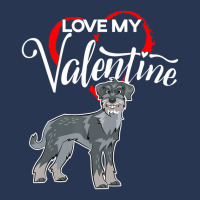 Trending Love My Standard Schnauzer Dog Valentine's Day Men Denim Jacket | Artistshot