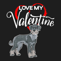 Trending Love My Standard Schnauzer Dog Valentine's Day Classic T-shirt | Artistshot