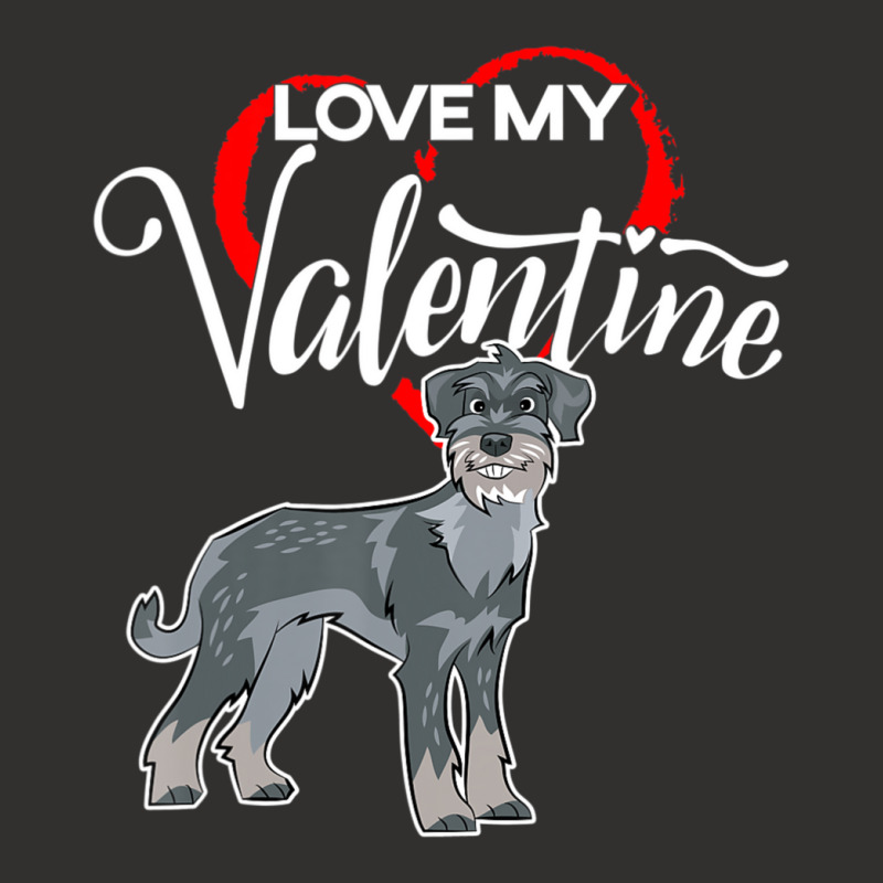 Trending Love My Standard Schnauzer Dog Valentine's Day Champion Hoodie by Karyn Love | Artistshot