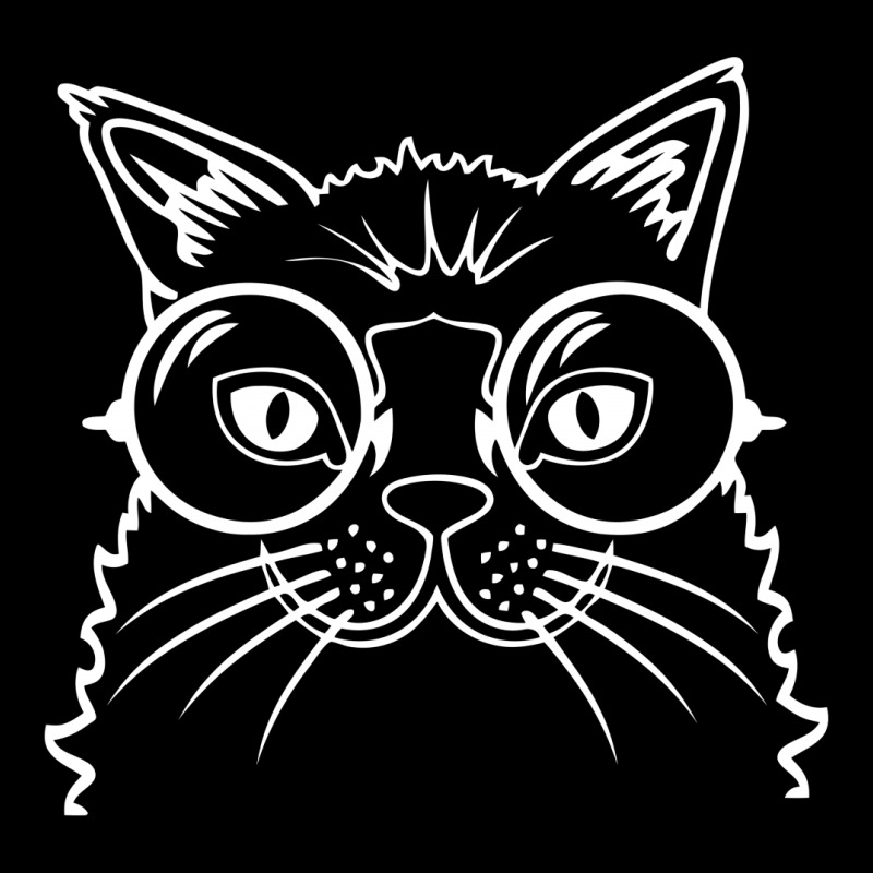 Hipster Cat V-neck Tee | Artistshot