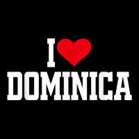 I Heart Dominica With Red Heart, I Love Dominica T Shirt Men's 3/4 Sleeve Pajama Set | Artistshot