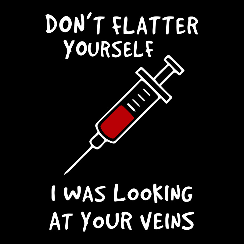 I Was Looking At Your Veins Rectangle Patch | Artistshot