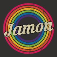 Jamon - Retro Rainbow Faded-style Champion Hoodie | Artistshot