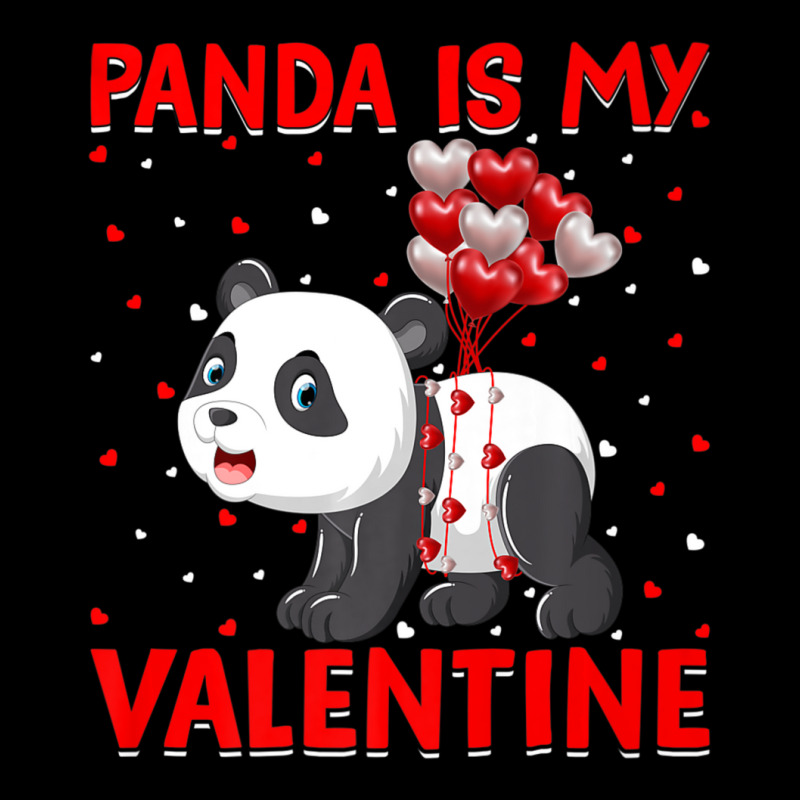 Limited Edition Panda Is My Valentine Hearts Love Panda Valentine Youth Hoodie by Kristina Ritchey | Artistshot