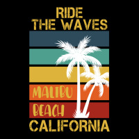 Ride Te Waves Malibu Beach California Long Sleeve Baby Bodysuit | Artistshot