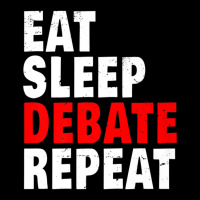 Eat Sleep Debate Repeat Argue Debater Lawyer Moot Court Gift Premium T V-neck Tee | Artistshot