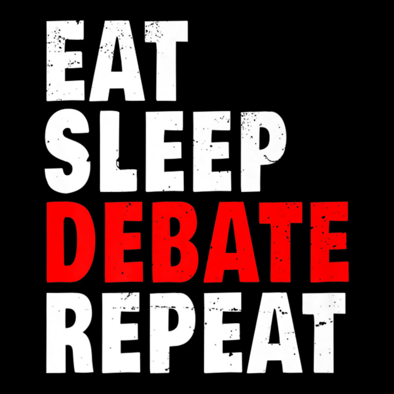 Eat Sleep Debate Repeat Argue Debater Lawyer Moot Court Gift Premium T V-neck Tee | Artistshot