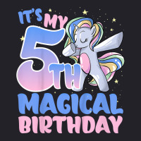 Kids It's My 5th Magical Birthday Rainbow Tail Unicorn Kid T Shirt Unisex Sherpa-lined Denim Jacket | Artistshot