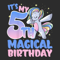 Kids It's My 5th Magical Birthday Rainbow Tail Unicorn Kid T Shirt Exclusive T-shirt | Artistshot