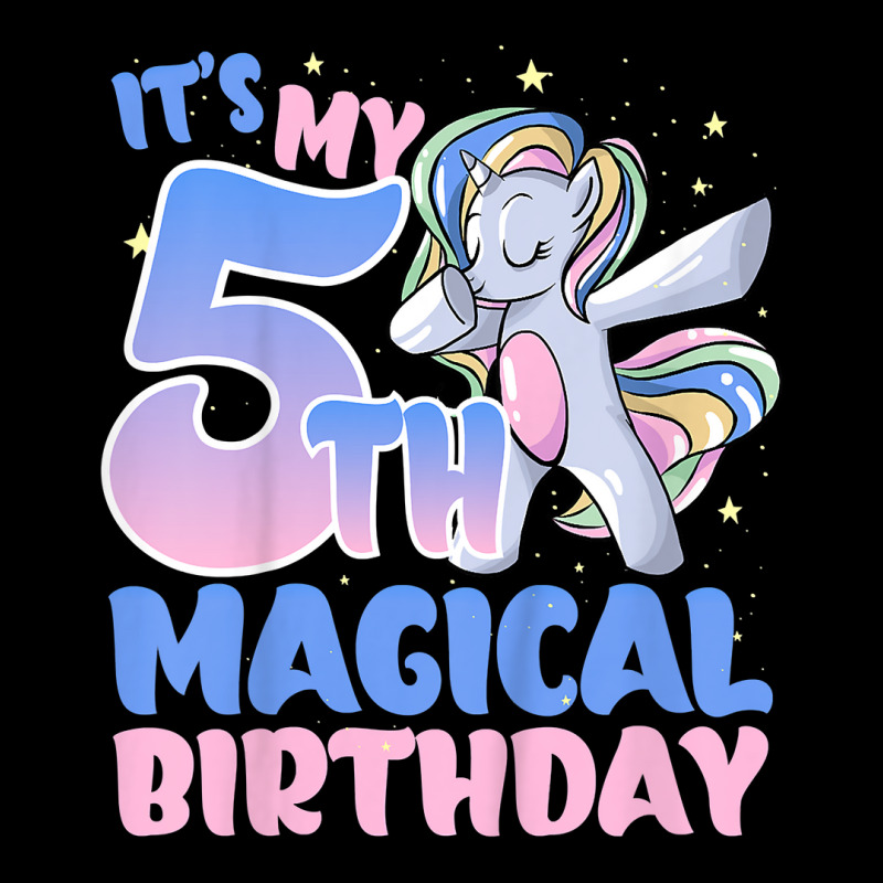 Kids It's My 5th Magical Birthday Rainbow Tail Unicorn Kid T Shirt Long Sleeve Shirts | Artistshot