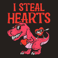 Trending Kids I Steal Hearts Dino Dab Toddler Baby Boys Valentines Day Tank Top | Artistshot