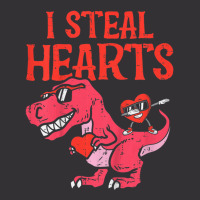 Trending Kids I Steal Hearts Dino Dab Toddler Baby Boys Valentines Day Vintage Short | Artistshot