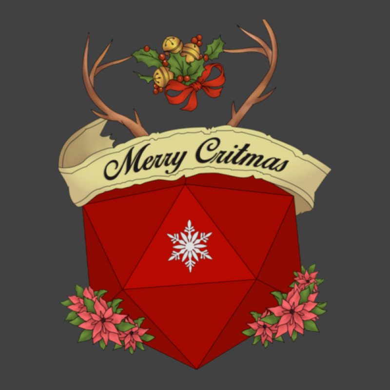 Merry Critmas Dice Vintage T-shirt | Artistshot