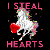 I Steal Hearts Valentines Unicorn Shirt Valentine Apparel T Shirt Graphic T-shirt | Artistshot