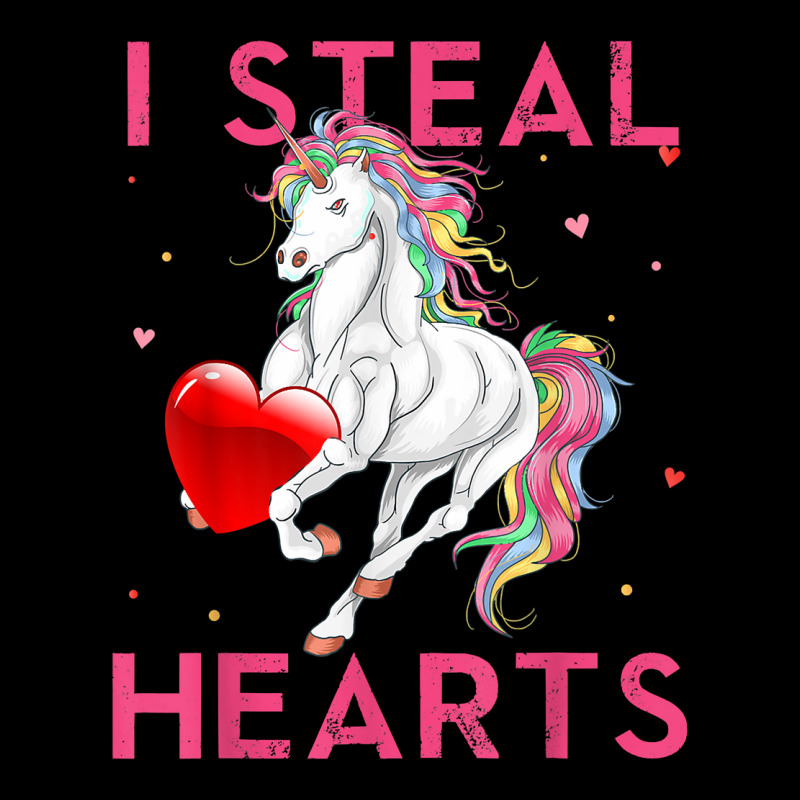 I Steal Hearts Valentines Unicorn Shirt Valentine Apparel T Shirt Graphic T-shirt | Artistshot