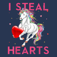 I Steal Hearts Valentines Unicorn Shirt Valentine Apparel T Shirt Men Denim Jacket | Artistshot