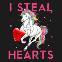 I Steal Hearts Valentines Unicorn Shirt Valentine Apparel T Shirt Hoodie & Jogger Set | Artistshot