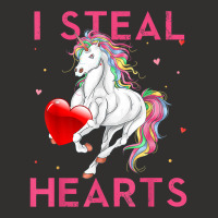 I Steal Hearts Valentines Unicorn Shirt Valentine Apparel T Shirt Champion Hoodie | Artistshot