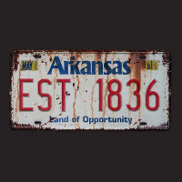 Arkansas - Land Of Opportunity Plate Vintage Cap | Artistshot