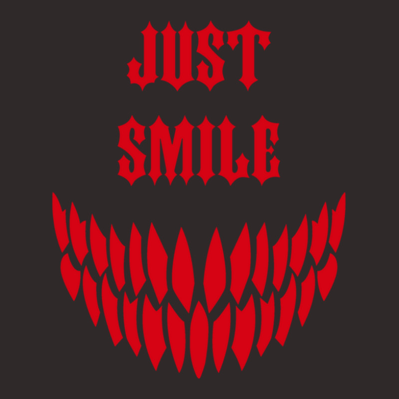 Horror Just Smile Creepy Teeth Sport Gym Fitness Life Training Trainin Racerback Tank by IndiaSwam | Artistshot