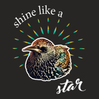 European Starling Bird   Shine Like A Star Premium T Shirt Ladies Fitted T-shirt | Artistshot