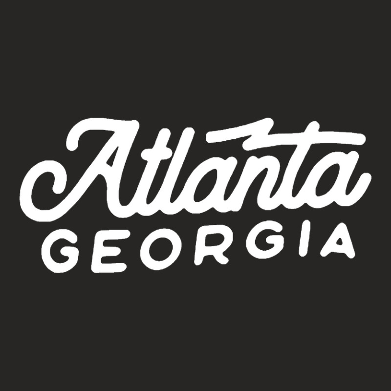 Atlanta Georgia Ladies Fitted T-Shirt by davidozoan | Artistshot