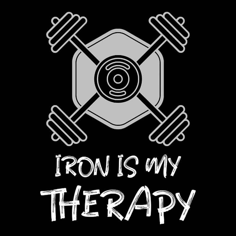 Iron Is My Therapy Women's V-Neck T-Shirt by trampolinnervous53 | Artistshot