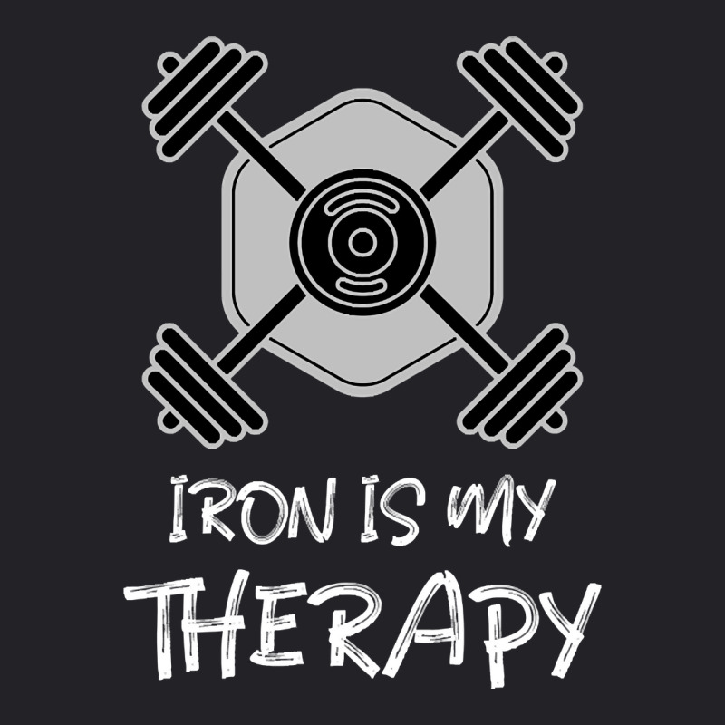 Iron Is My Therapy Youth Tee by trampolinnervous53 | Artistshot