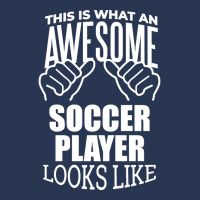 Awesome And Funny This Is What An Awesome Soccer Lover Looks Like Gift Ladies Denim Jacket | Artistshot