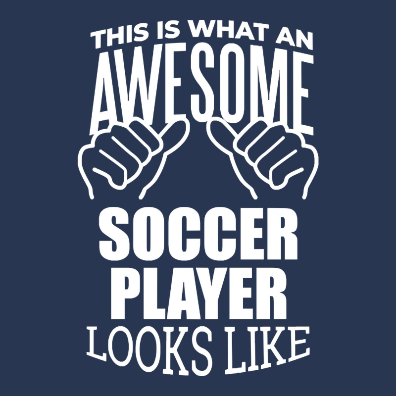 Awesome And Funny This Is What An Awesome Soccer Lover Looks Like Gift Ladies Denim Jacket by genuinelyseriously4 | Artistshot