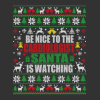 Be Nice To The Cardiologist Santa Is Watching Ugly Christmas Sweater Baby Bodysuit | Artistshot