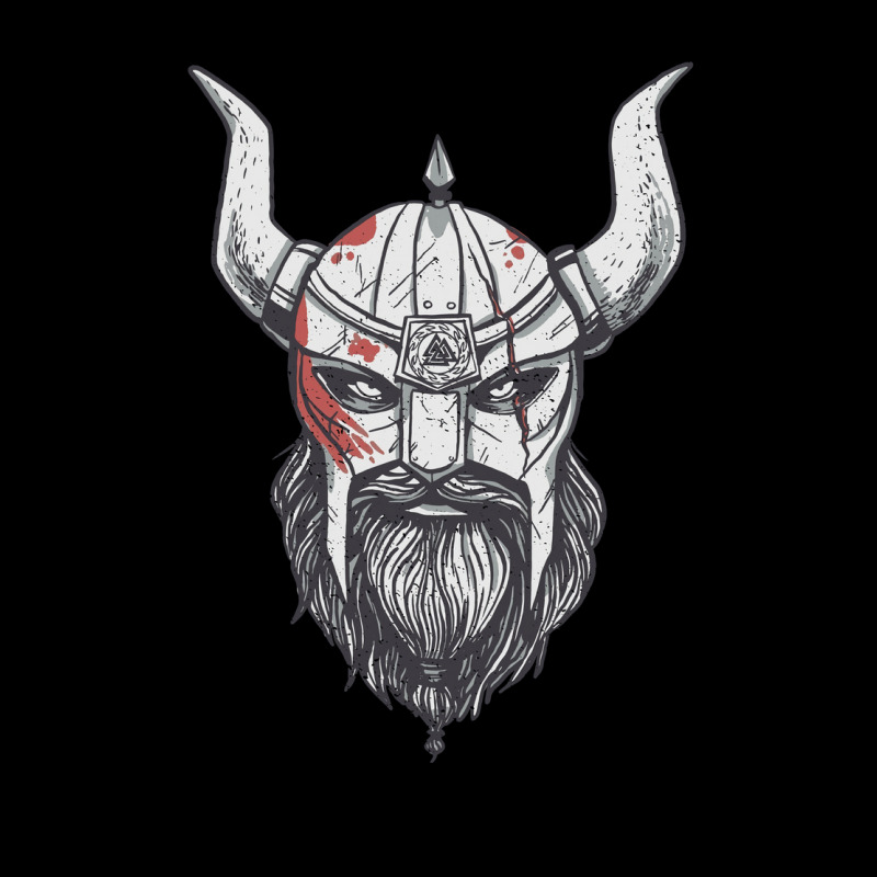 Viking Warrior Head Illustration Image  Gift Hippie V-Neck Tee by wedmanrolingf | Artistshot