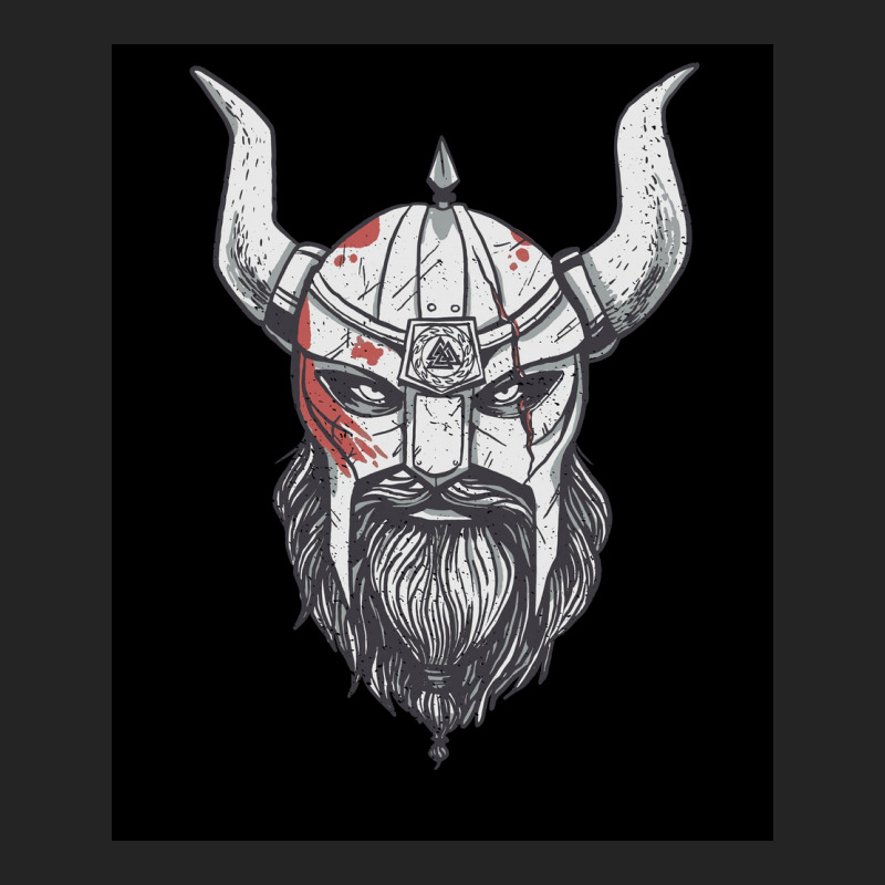 Viking Warrior Head Illustration Image  Gift Hippie 3/4 Sleeve Shirt by wedmanrolingf | Artistshot